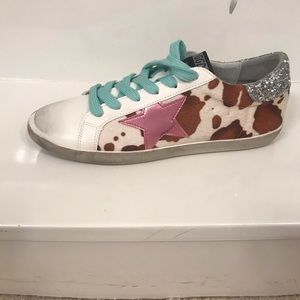 Fake golden goose sneakers.